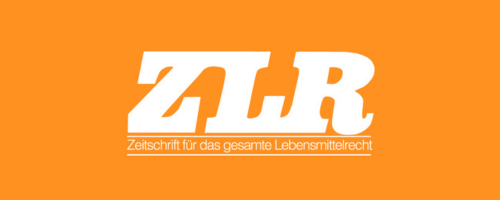 ZLR-Logo, Zeitschrift für das gesamte Lebensmittelrecht